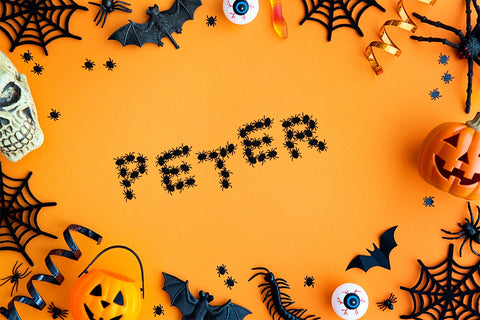 A spider themed Halloween background / 100846