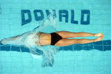 Female Swimmer Diving Into Pool / 100415