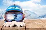 Ski Helmet and Gloves / 100797