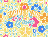 Summer Flowers Pattern / 100874