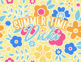 Summer Flowers Pattern / 100874