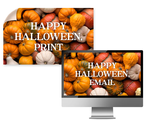 HALLOWEEN CARD Print & Email Bundle