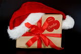 Gift Box Wearing Santa Hat / 100491