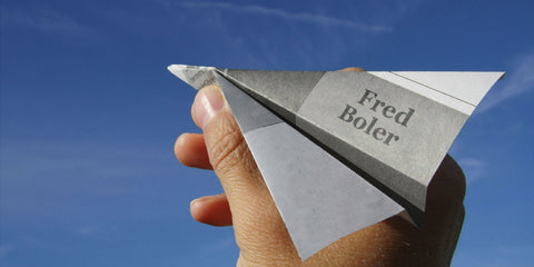 Hand Holding a Paper Airplane - Email / 100855