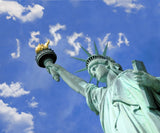Name In Clouds Above the Statue Of Liberty / 100540