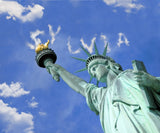 Name In Clouds Above the Statue Of Liberty / 100540