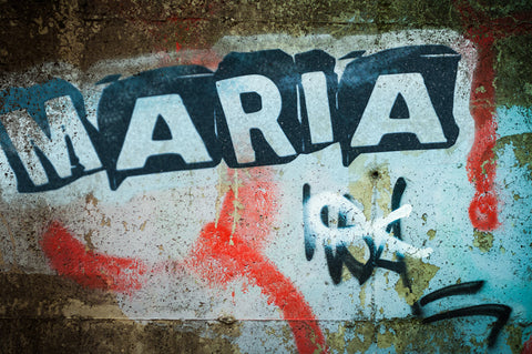 maria name in graffiti