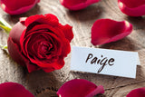 Rose and Place Card / 100558