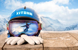 Ski Helmet and Gloves / 100797