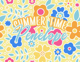 Summer Flowers Pattern / 100874