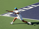 Tennis Player Reaching for the Ball / 100413