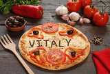 Tomato Pizza and Its Ingredients / 100439