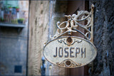 Wrought Iron Sign / 100637